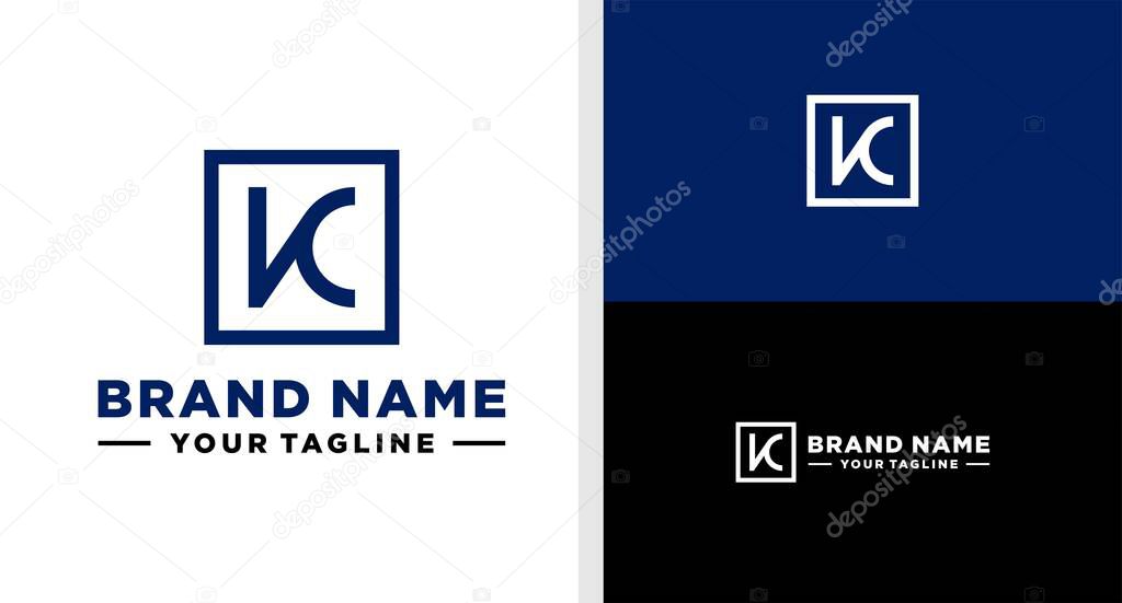 KC LOGO CONSULTING MONOGRAM SIMPLE EDITABLE