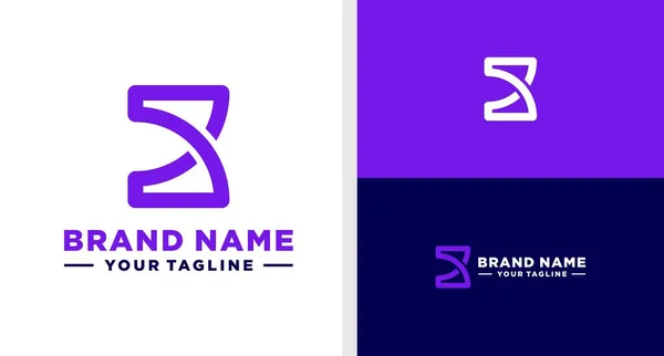 Logo Monogram Line Unusual Editable — 图库矢量图片