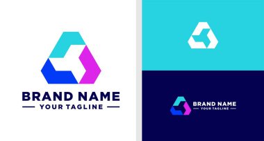 TRIANGLE Logo Model ŞAHİN TEKNOLOJİ Düzenlenebilir