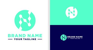 Monogram DNA Dijital Yapılandırılabilir Logo N Harfi