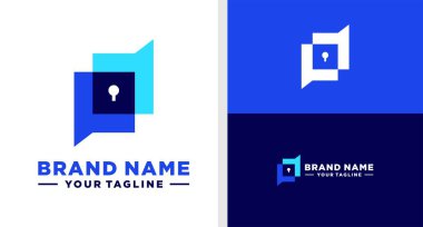 PP logo baloncuğu KONUŞMA Negatif Uzay