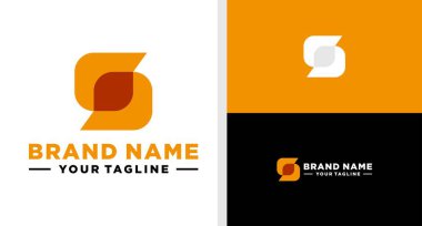 Harflerin logosu baloncuklu Chat monogramı