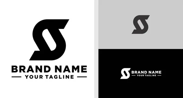 Carta Logo Monograma Editável Luxo —  Vetores de Stock