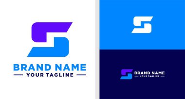 Harflerin Logosu Monogram Model Teknografi Düzenlenebilir