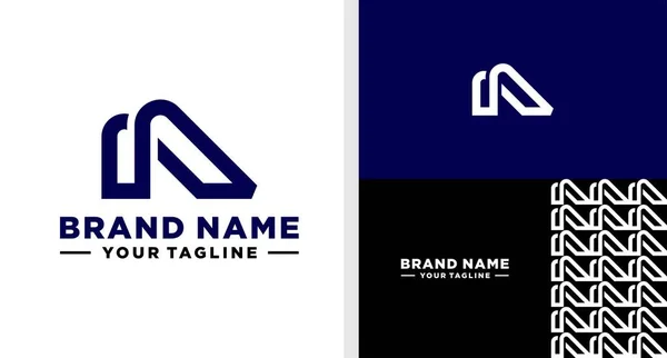 Carta Uma Linha Logo Elegante Moderna Editável —  Vetores de Stock