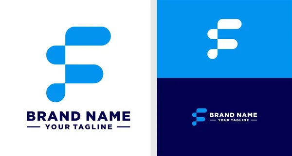 Γραμμα Logo Monogram Γεωμετρικο Υποδειγμα — Διανυσματικό Αρχείο