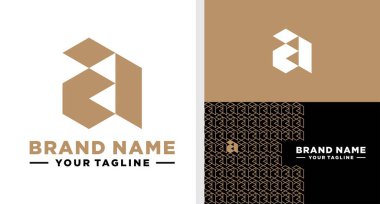 BÜYÜK BİR ALTINA BİR LOGO MİGRAM ELEGANT LUXURY EĞİTİM EĞİTİMİSİ