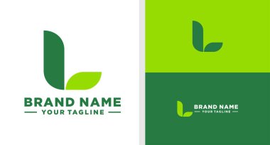 L harfi logo. Monogram 'ı basit bırak.