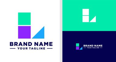 L harfi logo karesi monogramın önünü kesebilir.