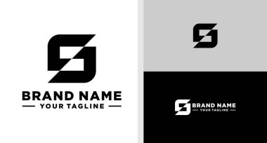 SZ logo monogram Negatif Uzay Yapılabilir