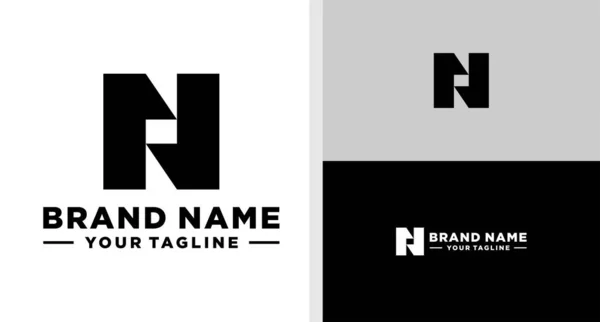 Letter Logo Numer One Bold Monogram Editable — Stockvektor