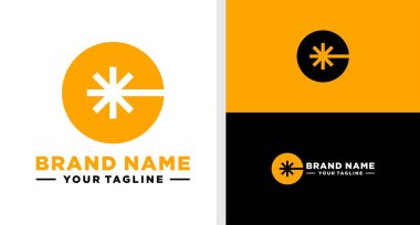 C harfi yıldız çizgisi negatif uzay çizgisi verimliliği.