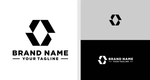 Lettre Logo Monogramme Inutilisable — Image vectorielle