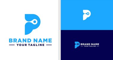 P harfi logo bağlantılı teknoji versiyonu.