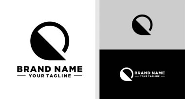 Q harfi logo monogram modelim verimlidir.