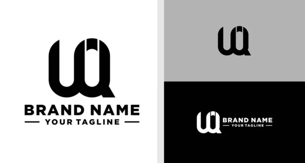 Logo Monogram Bold Editable — стоковий вектор
