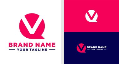 QV logo monogram Modellenebilir