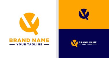 QV logo monogram Negatif Uzay Yapılabilir