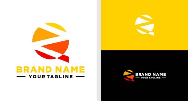 QZ logo monogram Negatif Uzay Yapılabilir