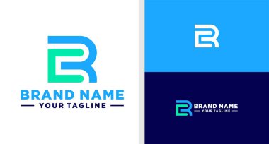 RC Logosu Monogram Çizgisi Basit Düzenlenebilir