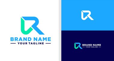 Karavan logosu monogram unik teknografi düzenlenebilir.