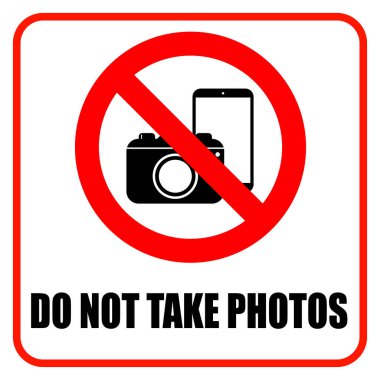 Uyarı metni ile fotoğraf imzalama
