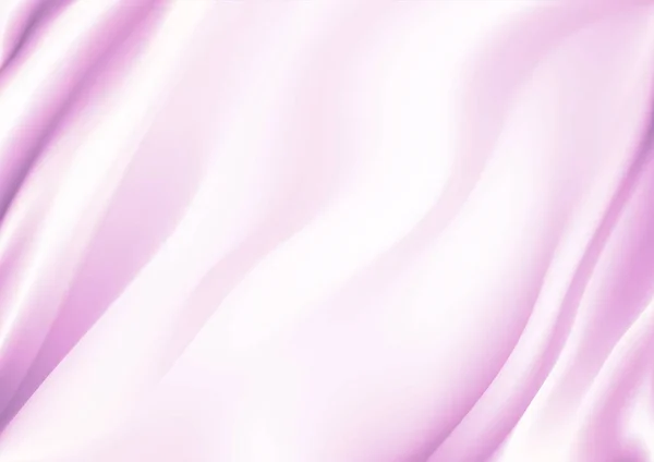 浅紫色缎子或丝织物为背景 浅紫色绸子或缎子为奢侈面料质感 — 图库矢量图片