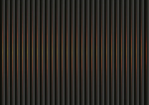 Abstract Gold Black Vertical Strip Lines Vector Background Vertical Lines — Stock Vector