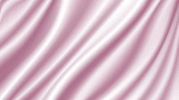 白色背景的紫色丝织品 矢量紫色丝绸 红色窗帘 — 图库矢量图片