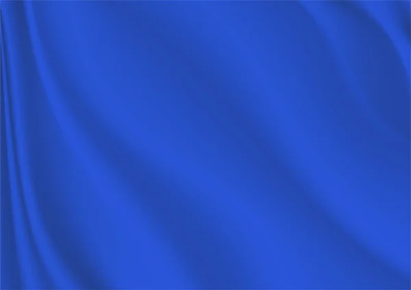 Modré Pozadí Opony Vektorová Ilustrace — Stockový vektor