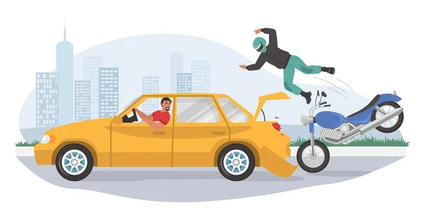 Motorcycle accident cartoon Vector Art Stock Images | Depositphotos Motorcycle accident cartoon Vector Art Stock Images | Depositphotos