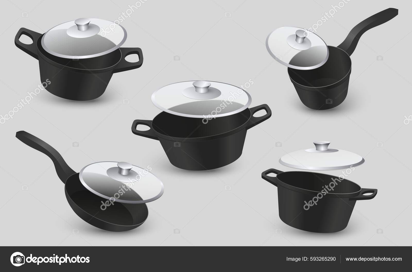 Glass Kitchen Cookware Saucepan, Glass Pots Pans Cooking