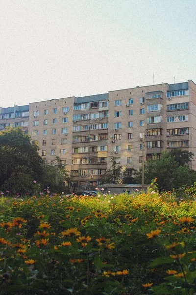 Вечір Квітуче Місто України — стокове фото