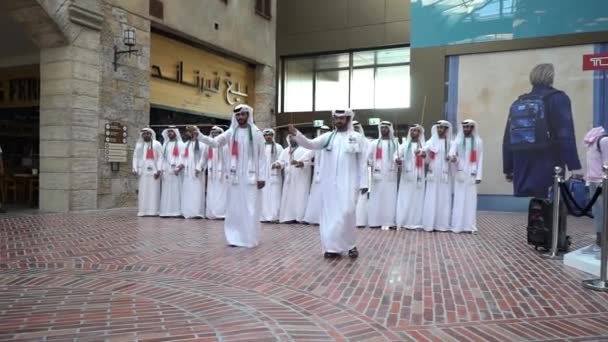 Narodowy taniec arabski — Wideo stockowe