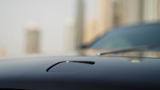 Rotoli Royce distintivo auto — Video Stock
