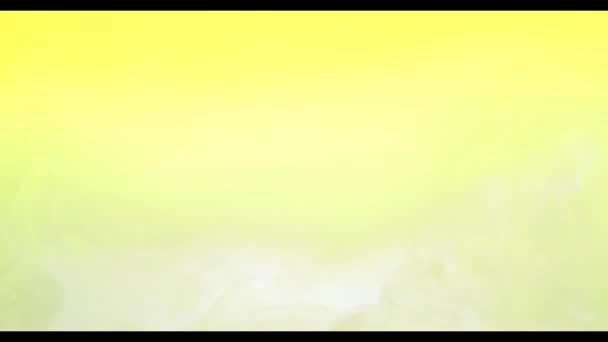 黄色的水彩画抽象 — 图库视频影像