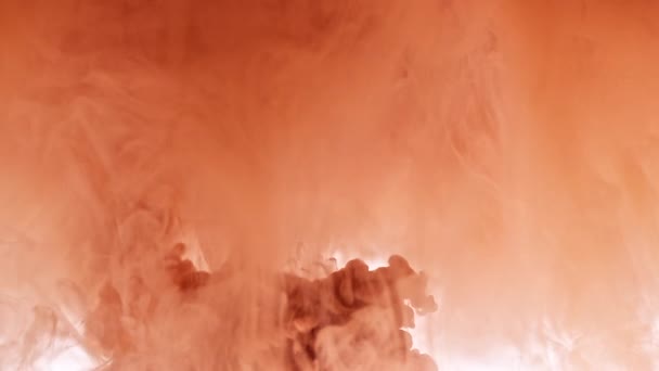 淡いテラコッタ塗装の流れ — ストック動画