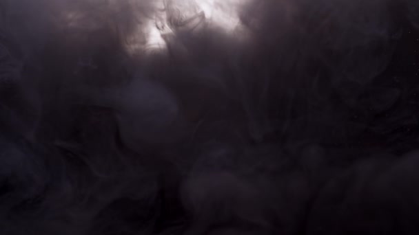 ブラックペイントの渦巻く雲 — ストック動画