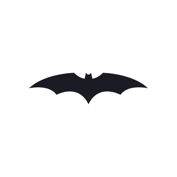 Bat Icon Bat Vector Black Bat Icon Isolated White Background — Stock Vector