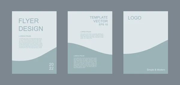 Broşür tasarımı. Sadece modern uçuş şablonu vektör tasarımı.