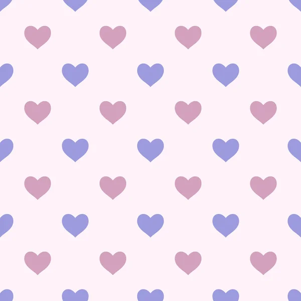 Mavi ve pembe kalp pürüzsüz desen tasarımı. Geçmişe dönük romantik kalpler.