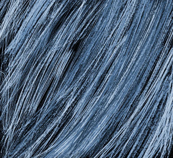 Escova de esfregaço abstrato pincelada acrílico e pintura aquarela. Fundo de textura de cor. preto azul fundo. — Fotografia de Stock