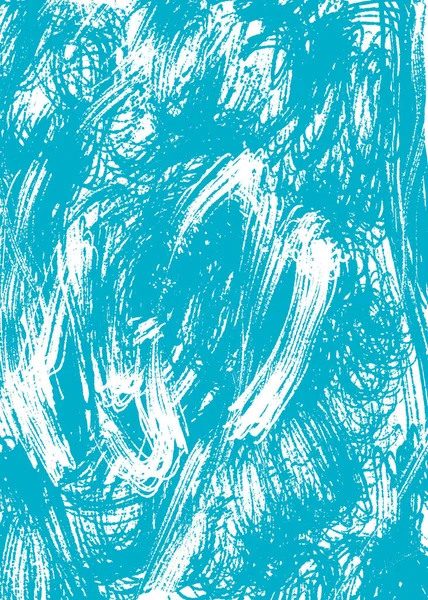 抽象涂刷笔划丙烯酸和水彩画 彩色纹理背景 蓝色黑色背景 — 图库照片