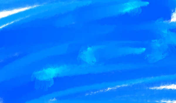 手绘水彩画蓝天 抽象水彩画背景 — 图库照片