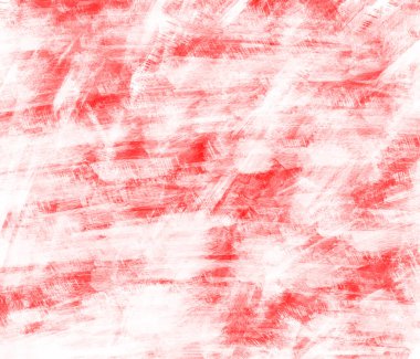 Soyut lekeli fırça darbesi akrilik ve suluboya resim. Renk dokusu arkaplanı. kırmızı arkaplan