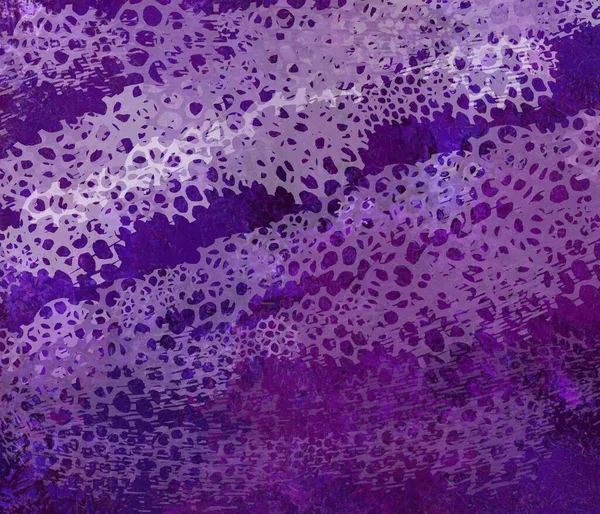Abstract Smear Brush Stroke Acrylic Watercolor Painting Purple Color Texture — Φωτογραφία Αρχείου