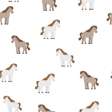 Sevimli bebek saati ve sarı arka planda çiçekleri olan el çizimi kusursuz vektör deseni. Kumaş, ambalaj kağıdı ya da çocuk dekorasyonu için mükemmel..