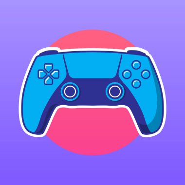Game Controller Illustration_Modern Game console