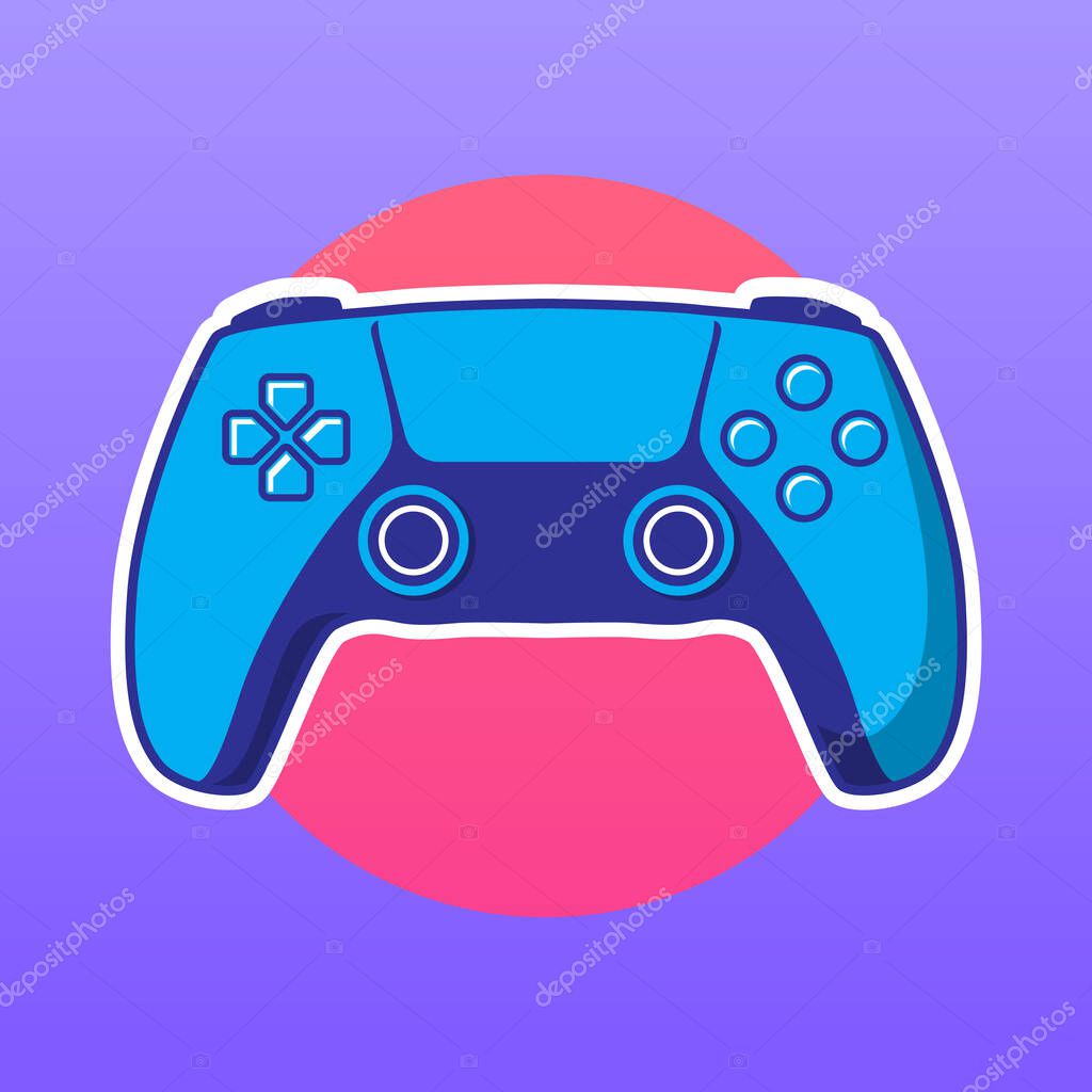 Game Controller Illustration_Modern Game console