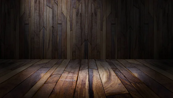 Wooden 어두운 어두운 인테리어 텍스처 — 스톡 사진